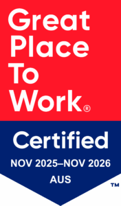 Great place to work Australia award logo