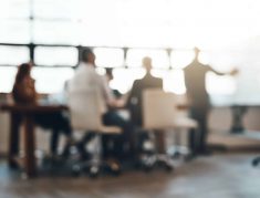Shot of businesspeople having a meeting in an office